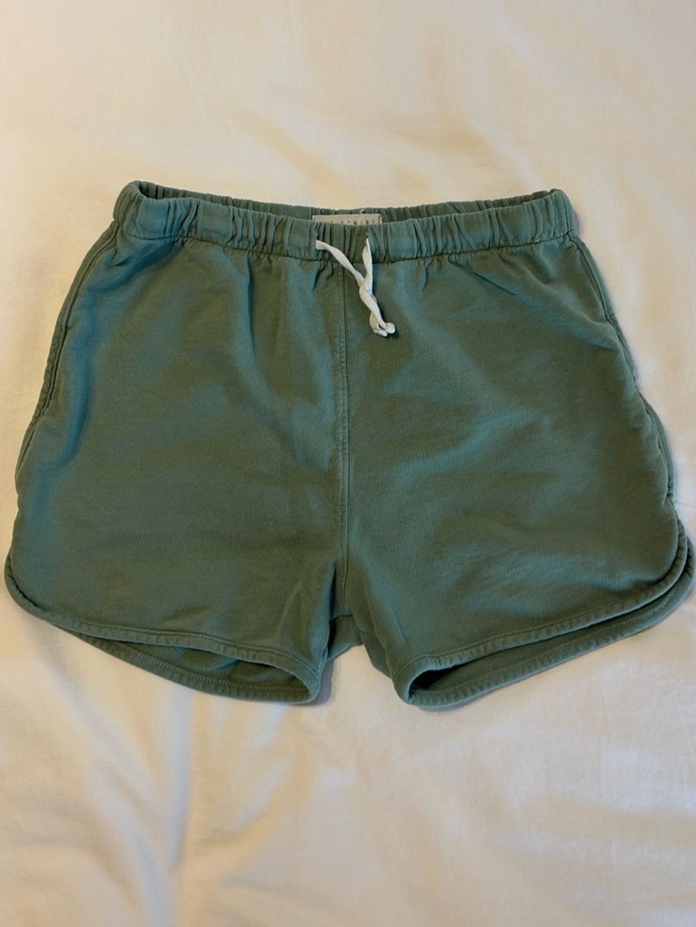 Les Gamins Sage Green Cotton Girls Shorts Size 10/11